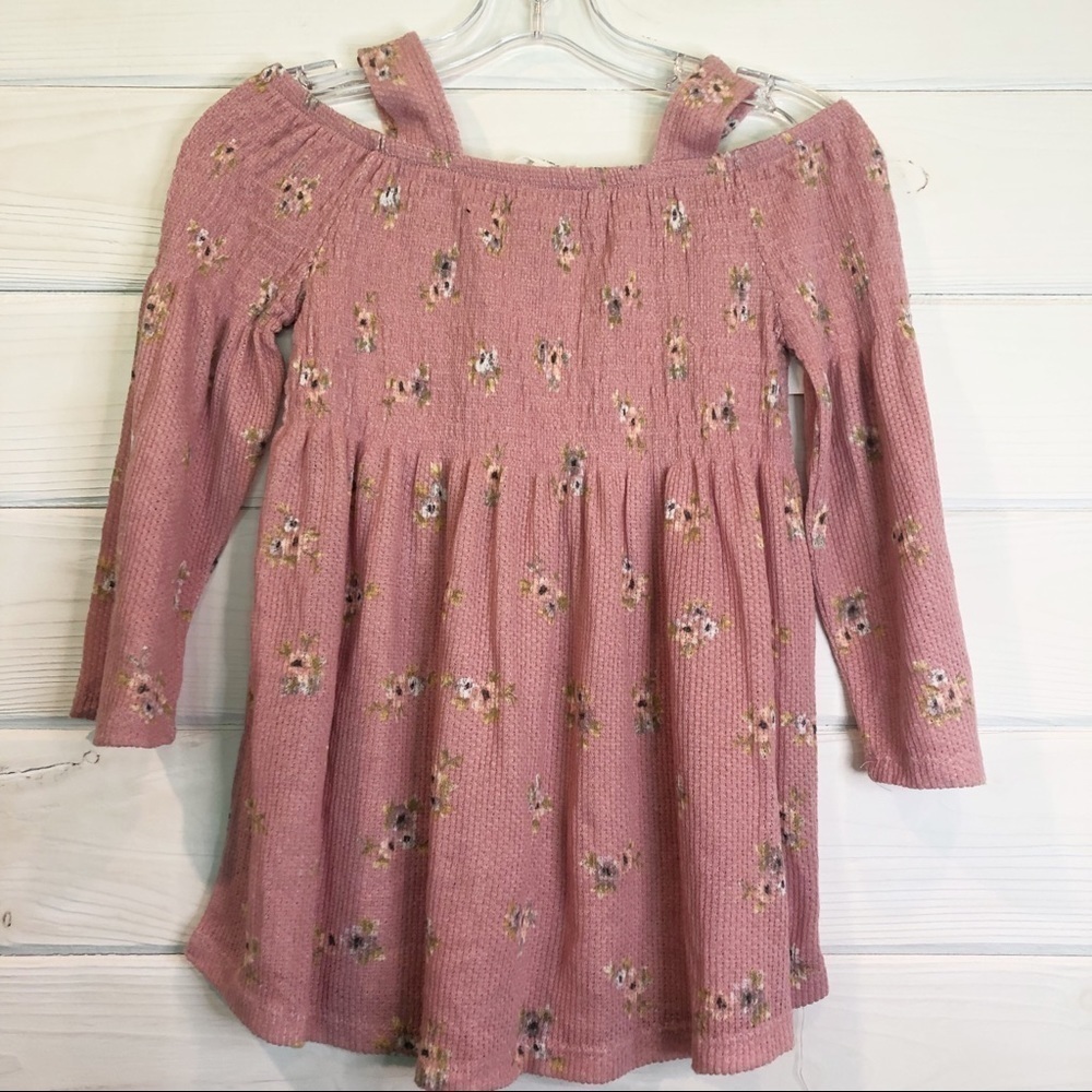 Cloud Chaser Floral Cold Shoulder Long Sleeve